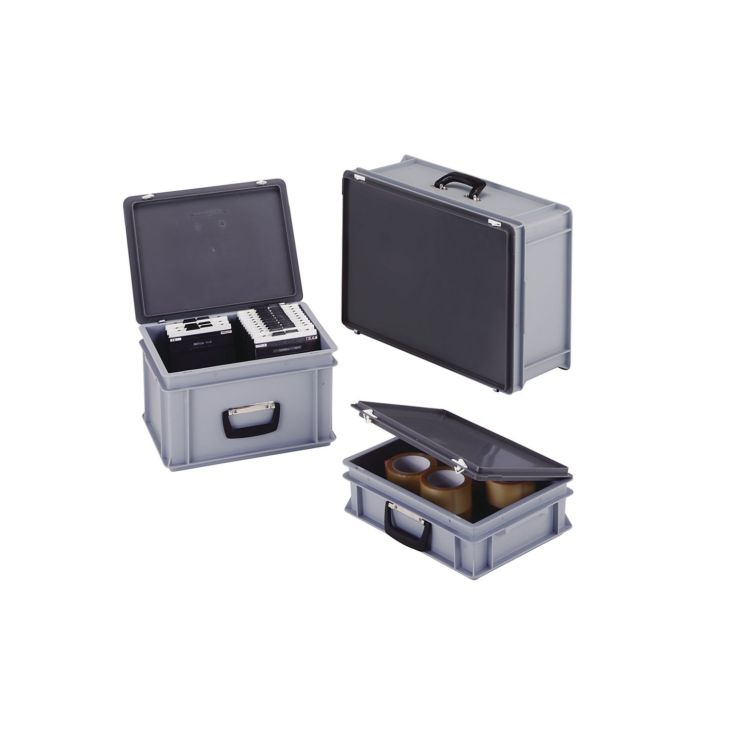 Multi-purpose case, set of 3 cases, for 1 case capacity 10, 20 and 40 litres.