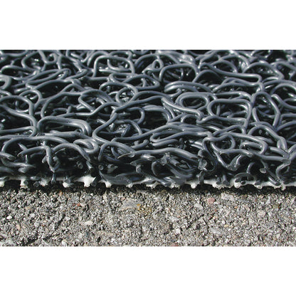 Entrance matting, flame resistant, LxW 1200 x 900 mm, grey.