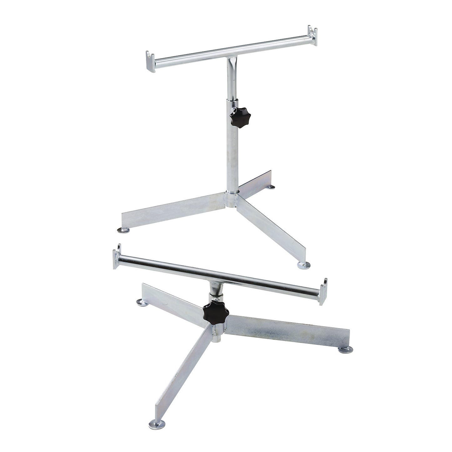 Lightweight tripod frame support, for track width 600 mm, height up to support 340 - 590 mm.