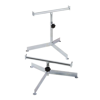 Lightweight tripod frame support, for track width 600 mm, height up to support 340 - 590 mm.