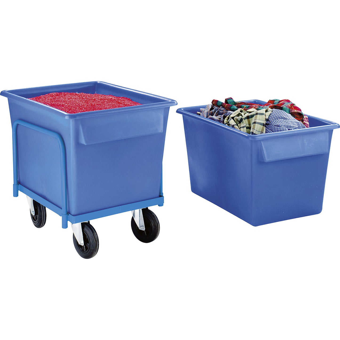 Container truck, max. load 250 kg, for 370 l tray.