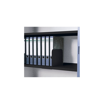 File support, push-on, height 250 mm, pack of 5, graphite black.