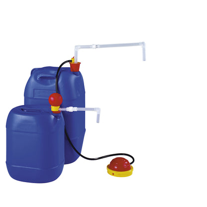 Small container pump, PP foot pump, immersion depth 900 mm.