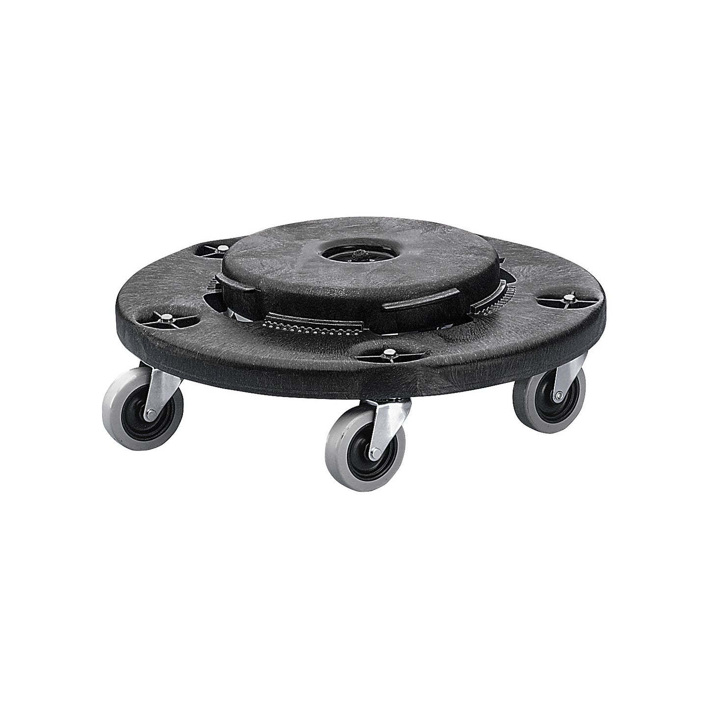 BRUTE® wheeled base for multi-purpose containers, bayonet closure, 5 swivel castors.