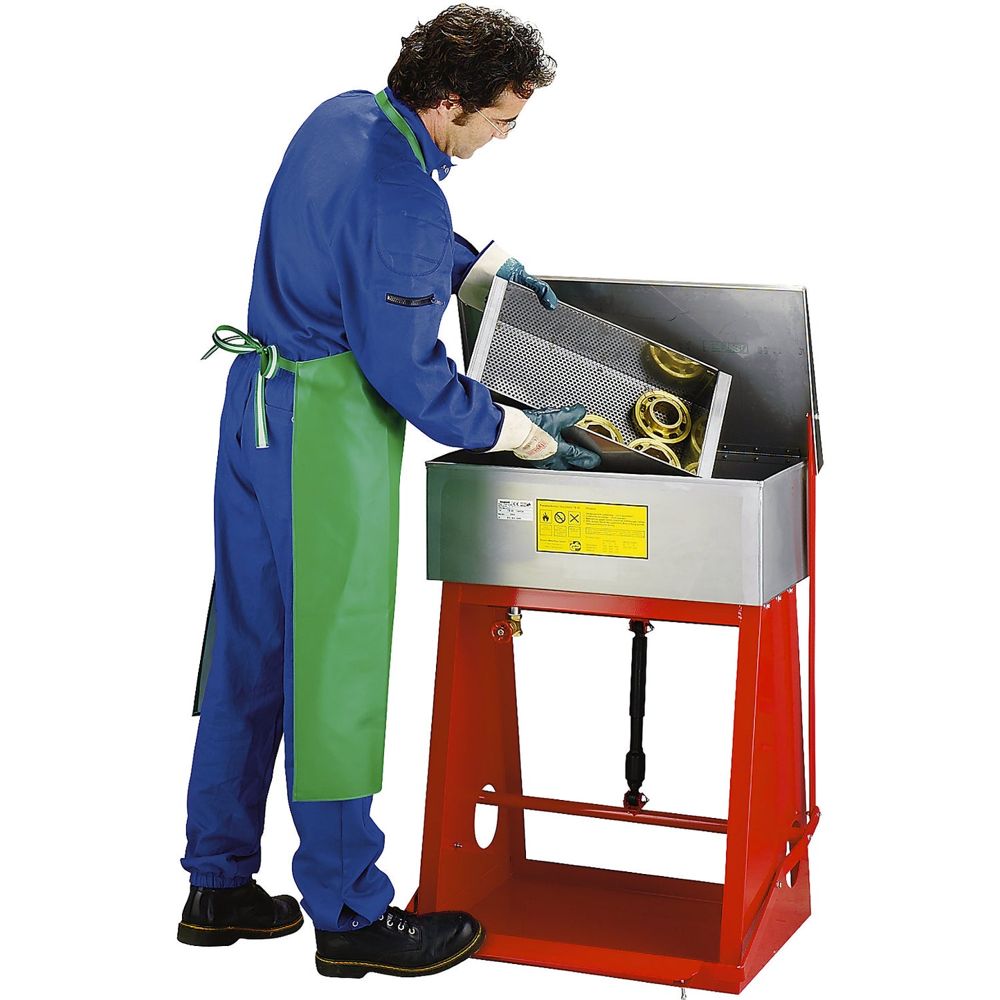 Immersion cleaning tank, HxWxD 850x700x600 mm, weight 26 kg.