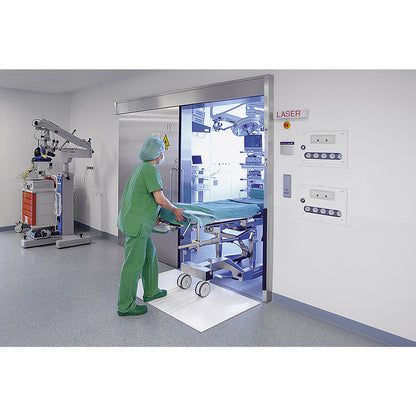 Cleanroom mat, made of polyolefin, LxW 800 x 600 mm.