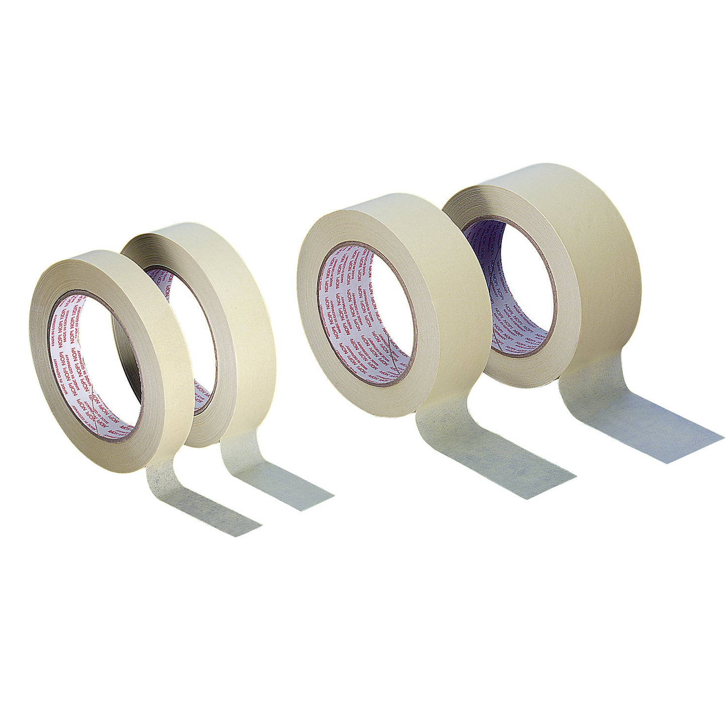 All purpose masking tape, NOPI® 4349, pack of 72 rolls, tape width 25 mm.
