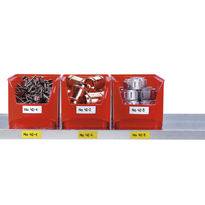 Magnetic storage labels, white, HxW 50 x 100 mm, pack of 100.