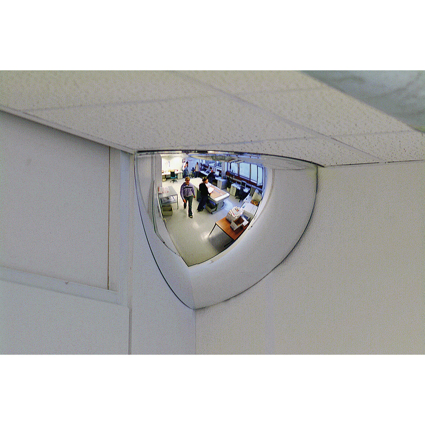 Panoramic mirror, 90° viewing angle, Ø 800 mm.