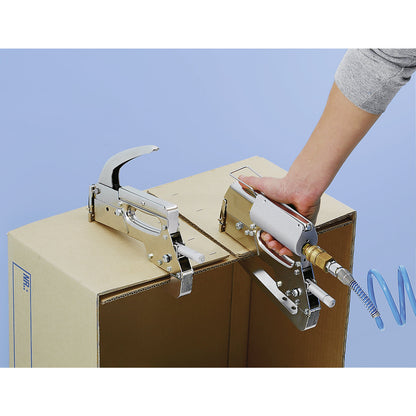 Plier stapler, for closed stapling, mechanical for staples 10 - 16 mm.