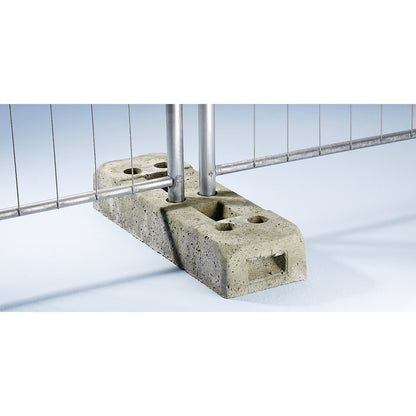 Concrete support foot, for mobile fencing, LxWxH 700 x 220 x 125 mm.