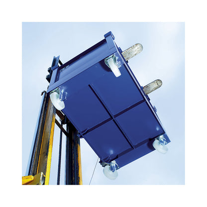 Wheels, for container capacity 1.0 m³, 2 swivel castors and 2 fixed castors, extra cost.