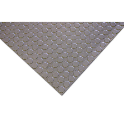 COBAdot natural rubber matting with nitrile component, per m, width 1200 mm, matt thickness 4.5 mm, grey.