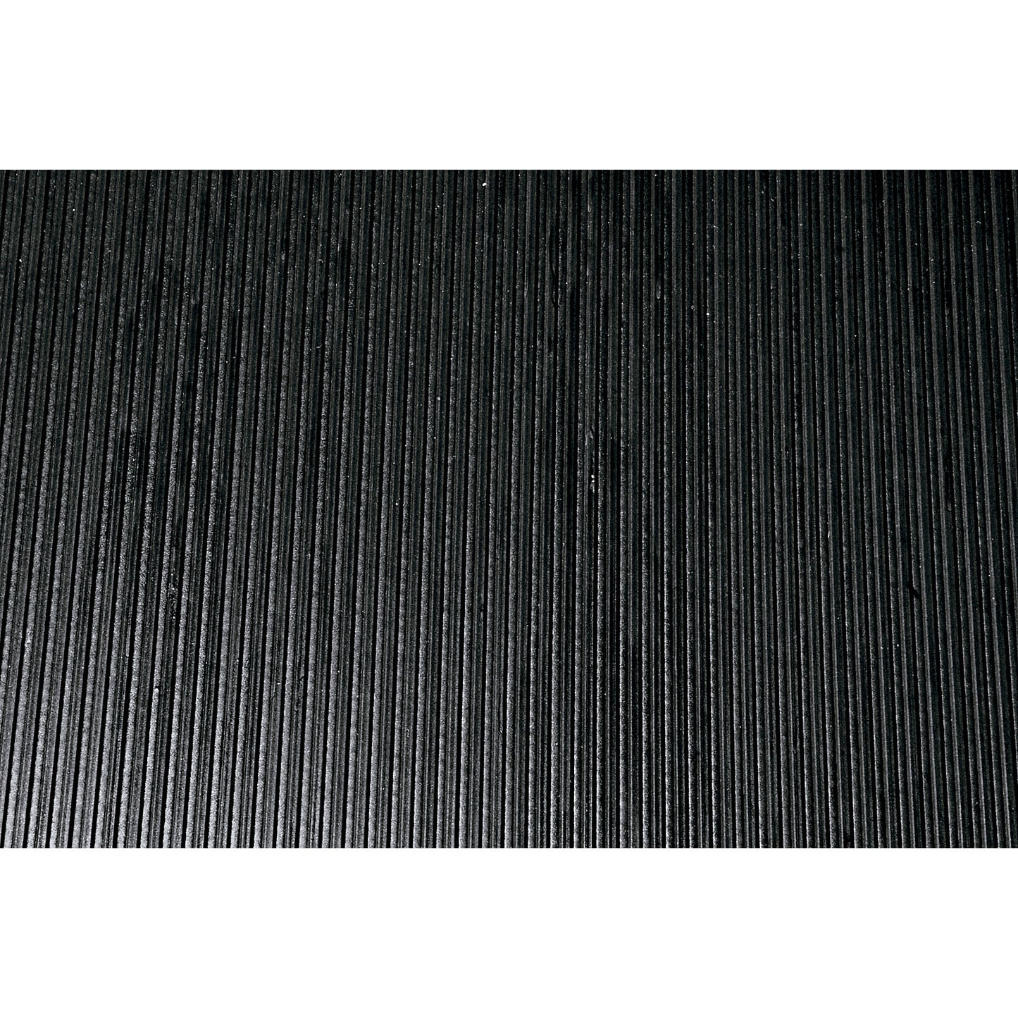 COBArib shelf and workbench matting, with closed surface, sold by the metre, width 1200 mm, mat height 6 mm.