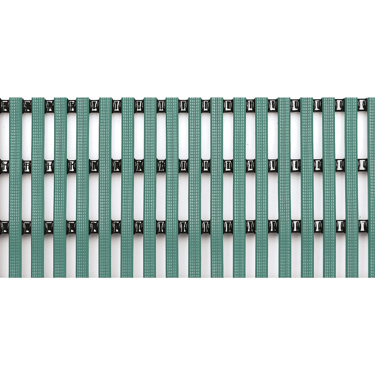 Wet room mat, anti-bacterial, 10 m roll, green, width 1000 mm.