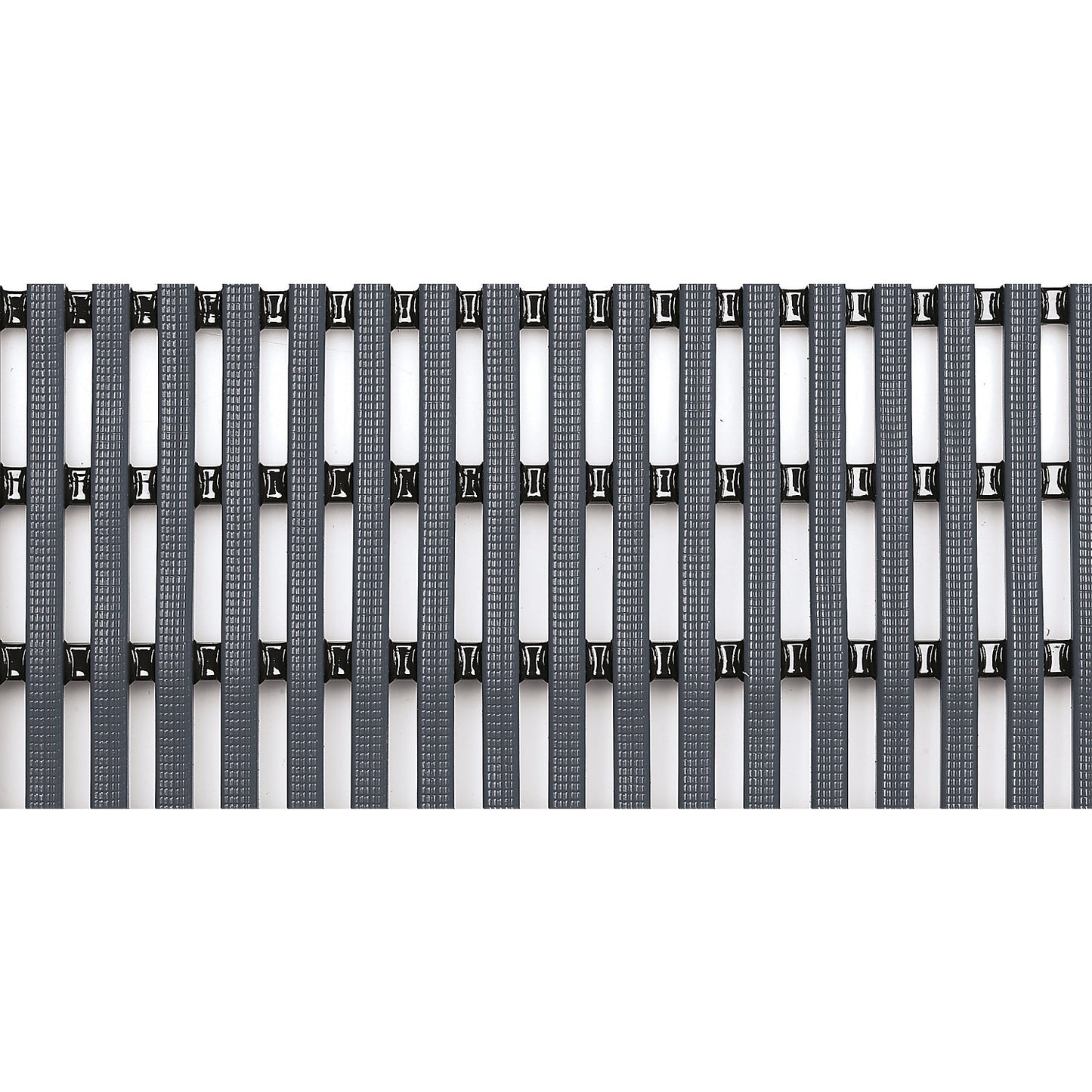 Wet room mat, anti-bacterial, per metre, grey, width 1200 mm.