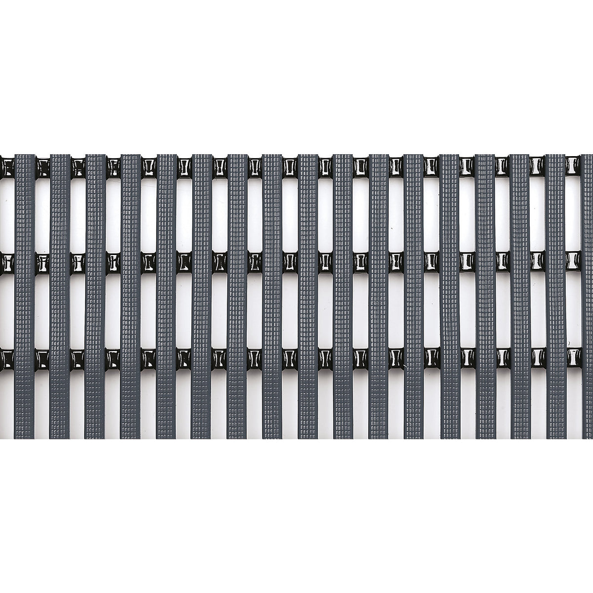Wet room mat, anti-bacterial, per metre, grey, width 1000 mm.