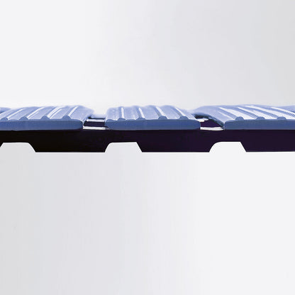 PVC profile matting, per metre, walking surface made of hard PVC, non-slip, width 800 mm, white.