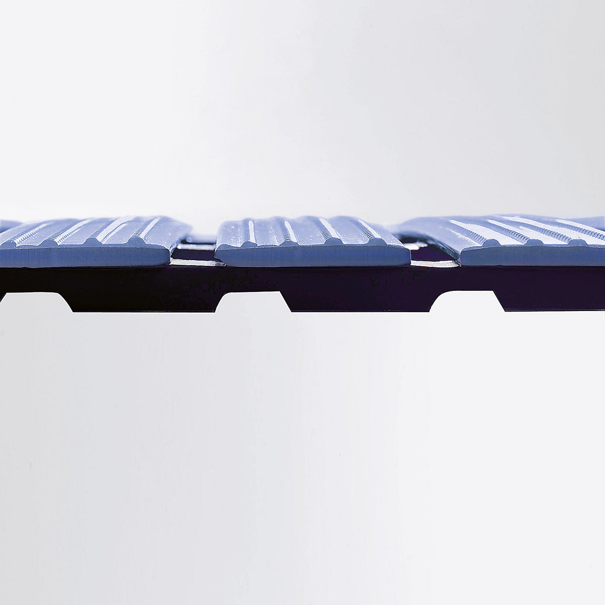 PVC profile matting, per metre, walking surface made of hard PVC, non-slip, width 600 mm, yellow.