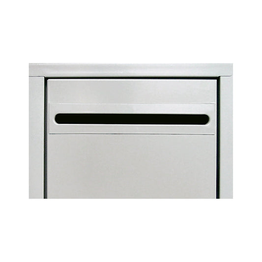 Access slot, for steel cupboard, for 300 mm compartment width, extra cost.
