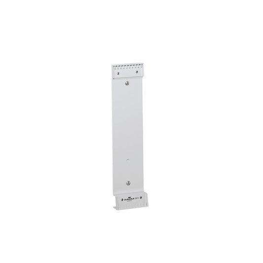 Wall holder for clear view panels, for 10 A4 clear view panels, for bolting in place.