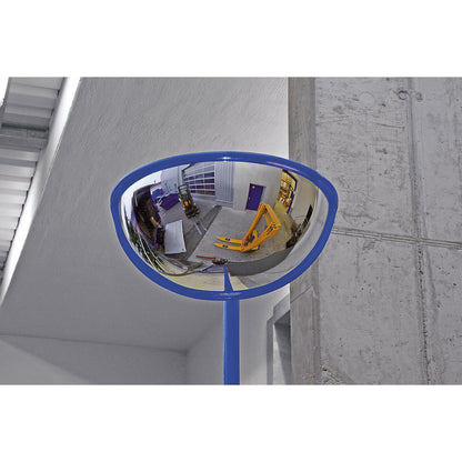 Wide angle mirror, for indoor and outdoor use, 180°, WxHxD 820 x 420 x 330 mm.