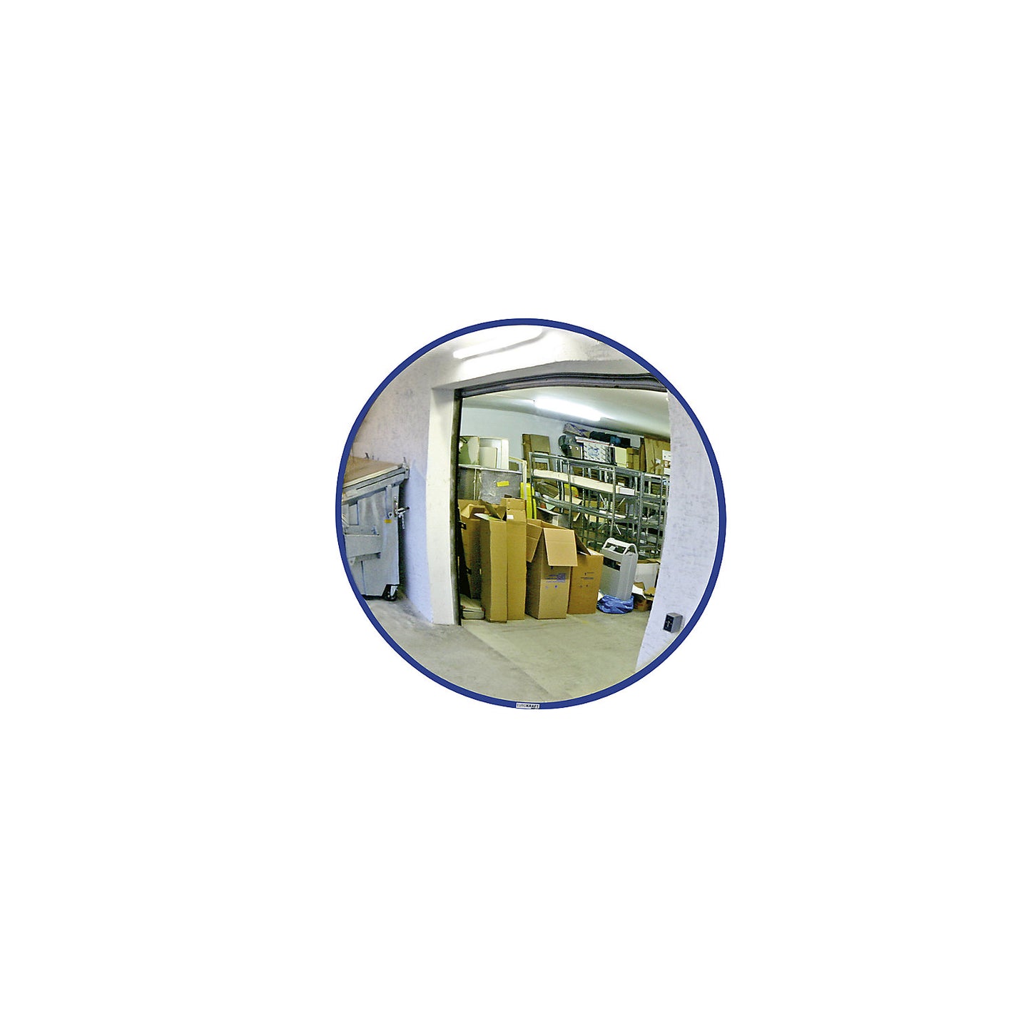 Universal mirror for indoor and outdoor use, round, Ø 500 mm.