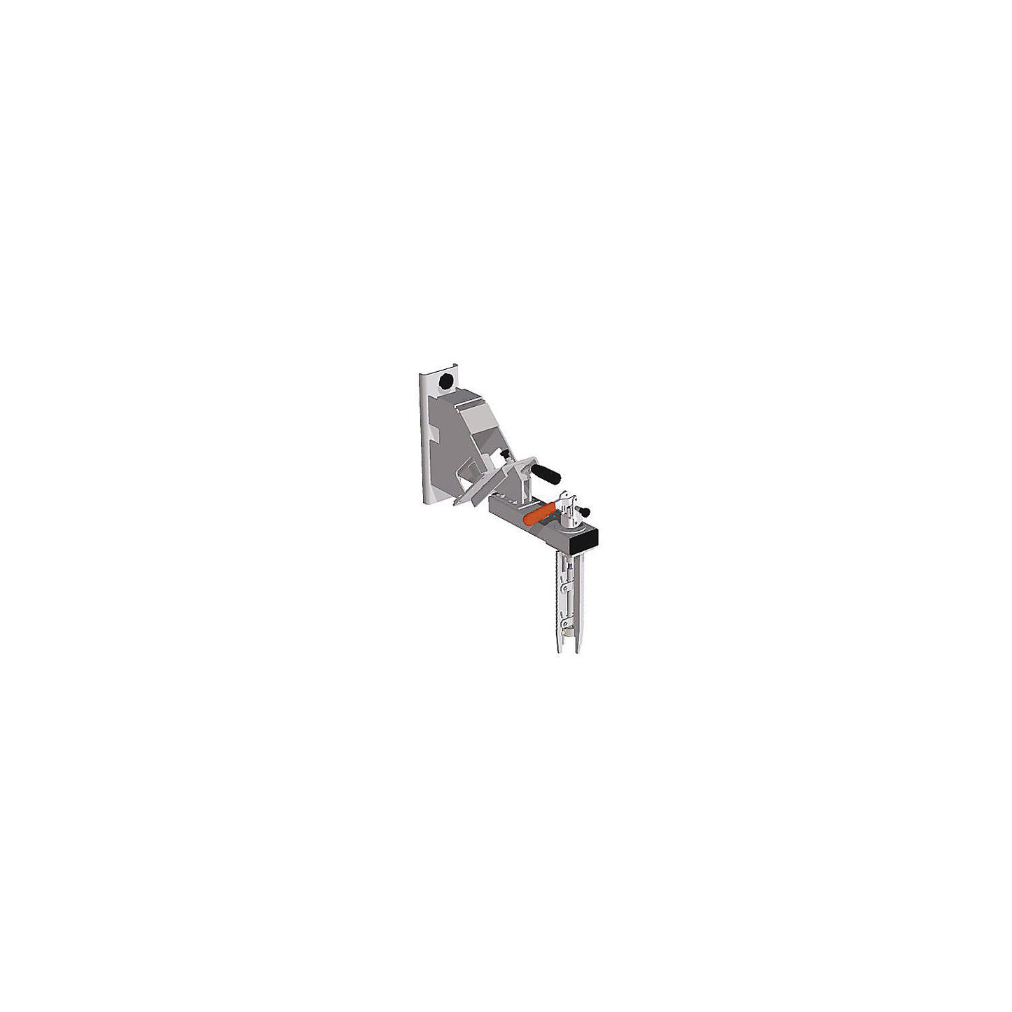 Turning roller for mini-lifter, for roller Ø 70 / 76 mm, QCS connection.