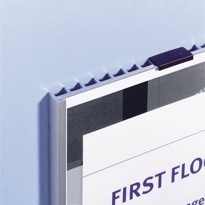 Door sign, ribbed design with acrylic cover plate, with cardboard insert, WxH 210 x 149 mm, pack of 3.