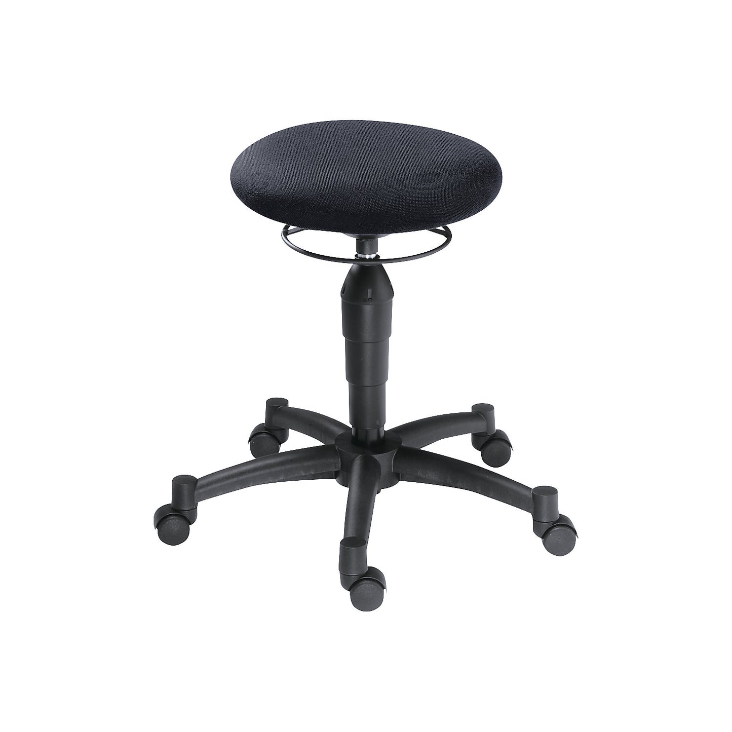 BALANCE 10 stool, with orthopaedic seat, Ø 350 mm, black.