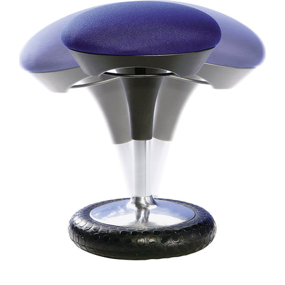 SITNESS stool, seat Ø 420 mm, blue.