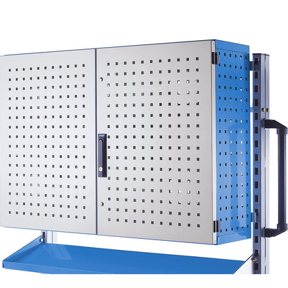 Metal cupboard, lockable, max. load 50 kg, HxWxD 700 x 990 x 270 mm.