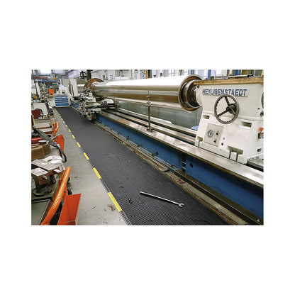 Industrial matting, anti-slip, per metre, black, width 1000 mm.