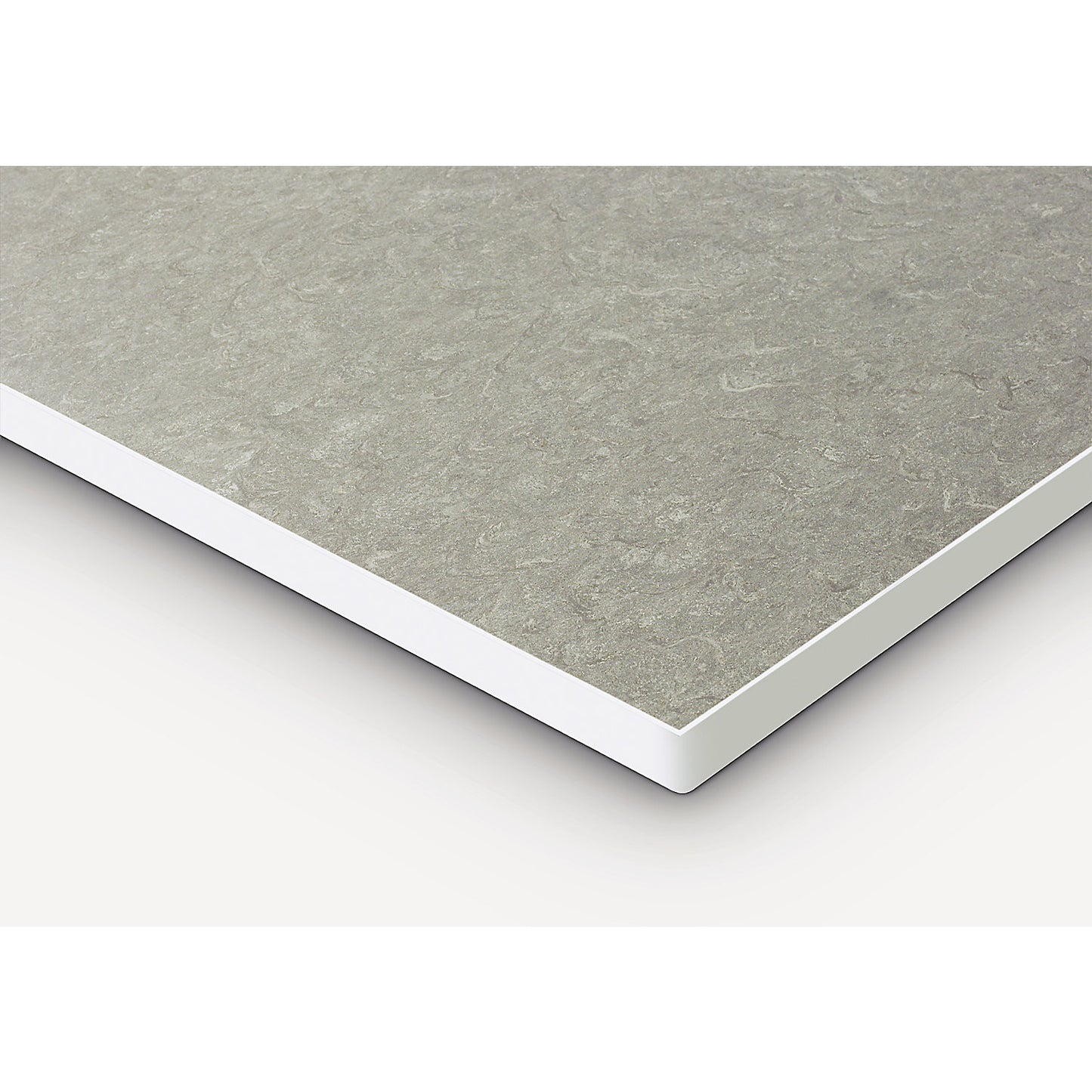 Work table, height adjustable, frame 60 x 30 mm, linoleum panel, WxD 1000 x 800 mm, light grey.
