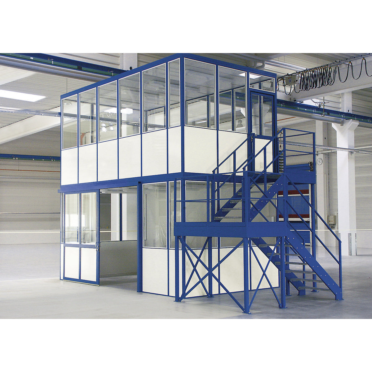 Multi-purpose building, panelling with square pattern, for indoor areas, LxW 4050 x 2050 mm.