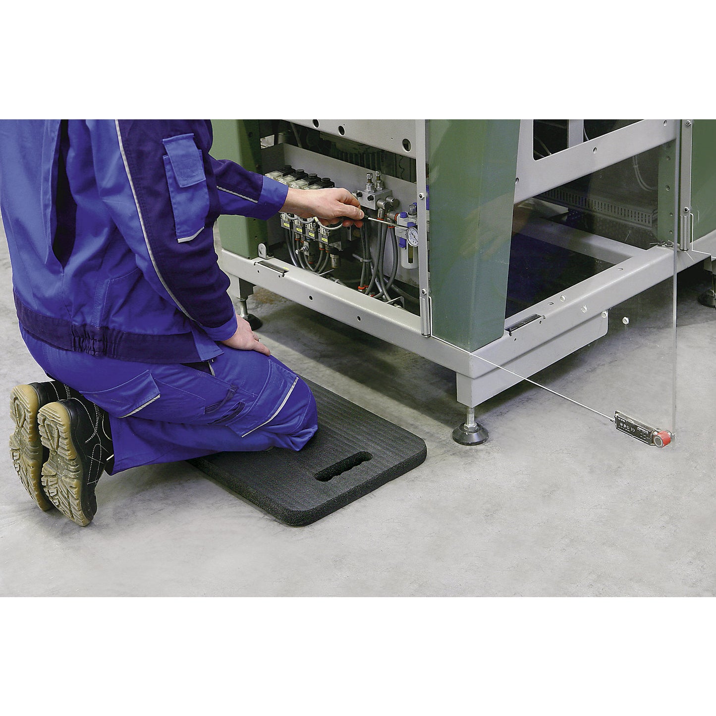 Knee protection mat, length x width 530 x 360 mm, matt thickness 25 mm, pack of 2.