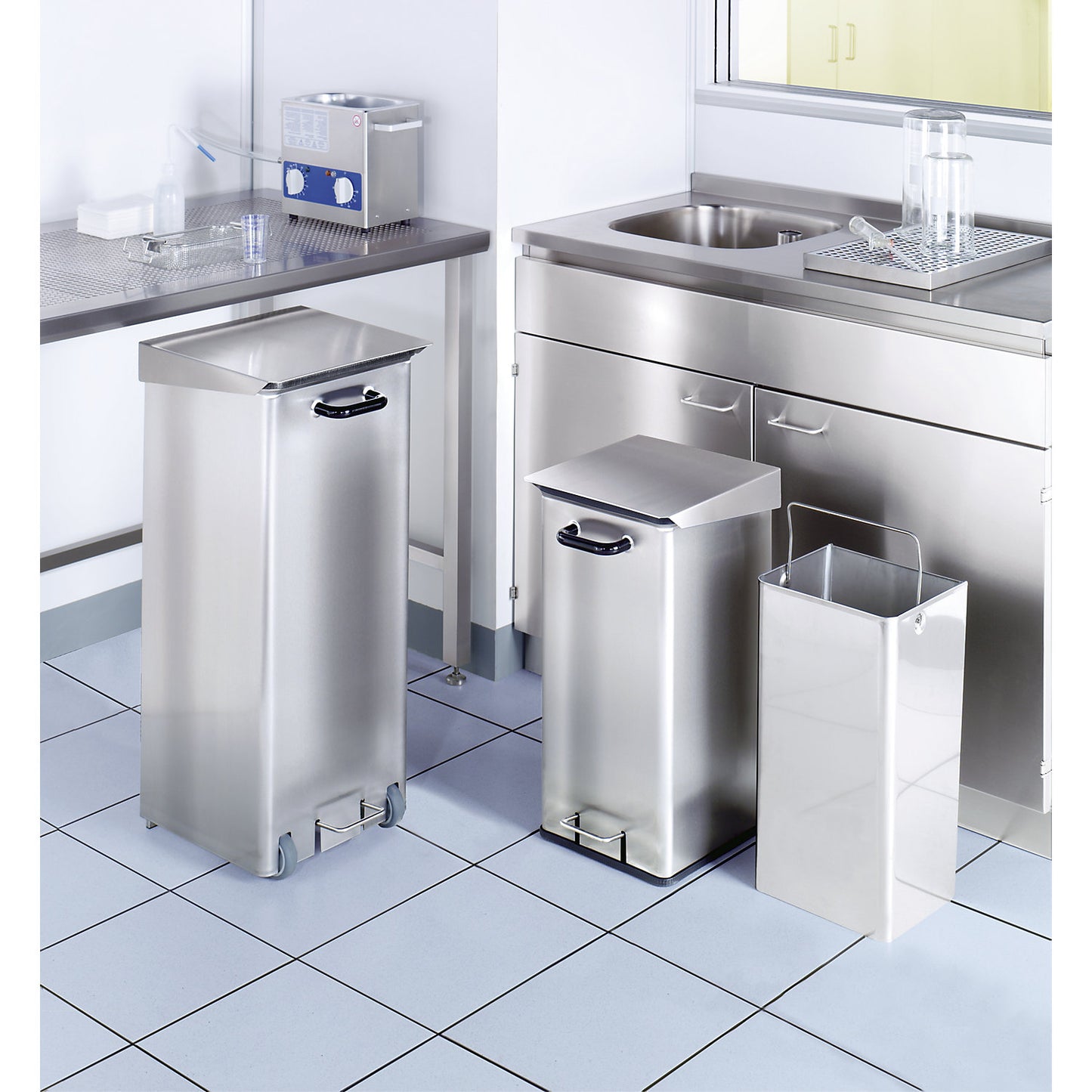, for cleanroom environments, capacity 40 l.