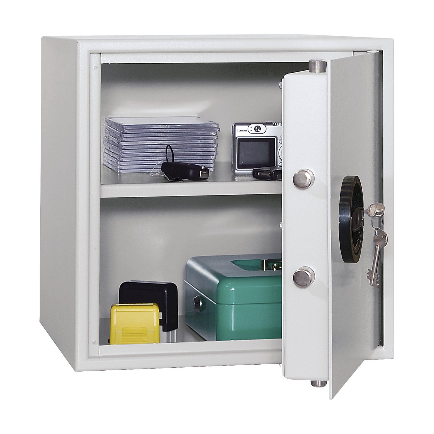Built-in furniture safe, VDMA A, S1, HxWxD 380 x 380 x 375 mm.