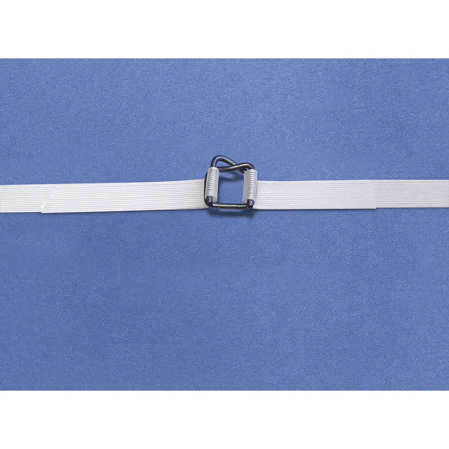 Fastening clips, phosphate coated, for composite strapping or reinforced PET strapping, width 16 mm, pack of 1000.