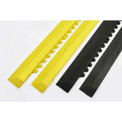 Border edge, length 900 mm, with recesses, black.