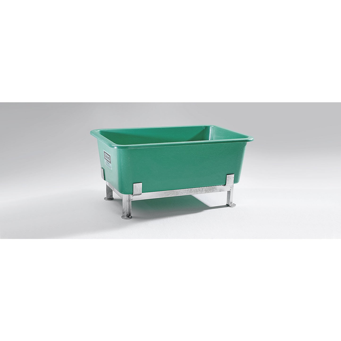 Steel base frame, zinc plated, for LxW 1620 x 1190 mm, capacity 1100 litres.