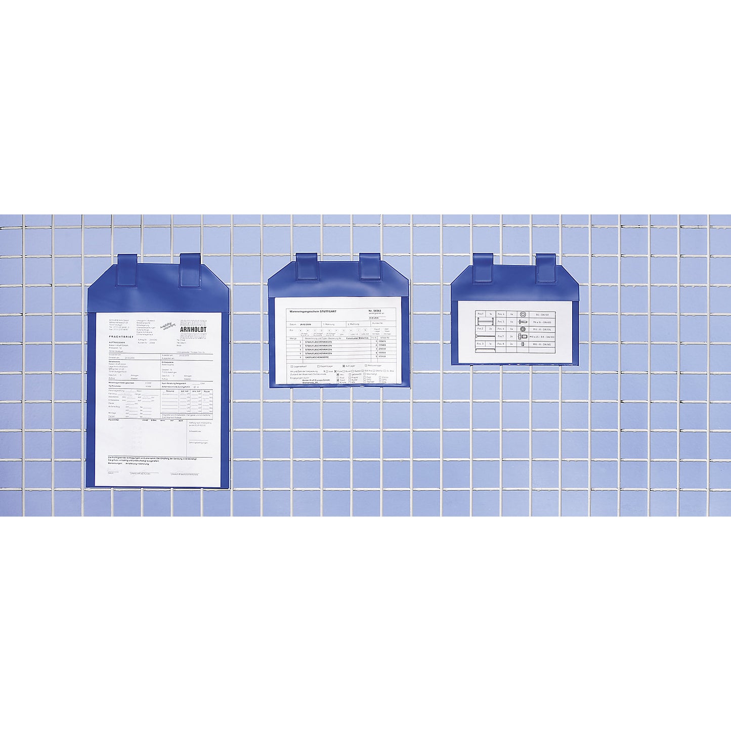 Document pouch, magnetic, A5, with rain protection flap, pack of 50.