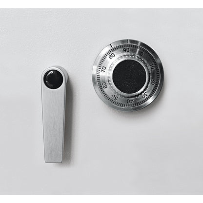 Combination lock, mechanical, protrudes 60 mm, extra cost.