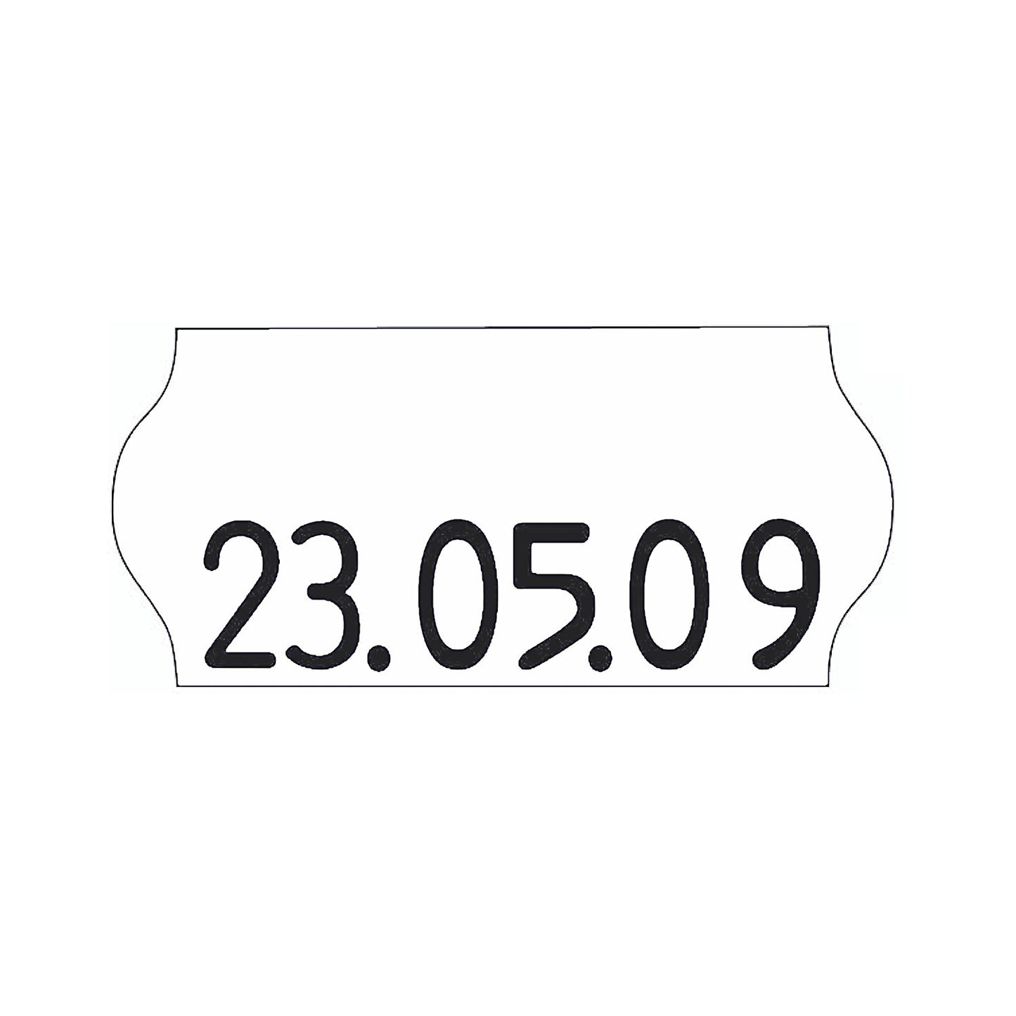 Price labeller, label size WxH 26 x 12 mm, for date imprint.