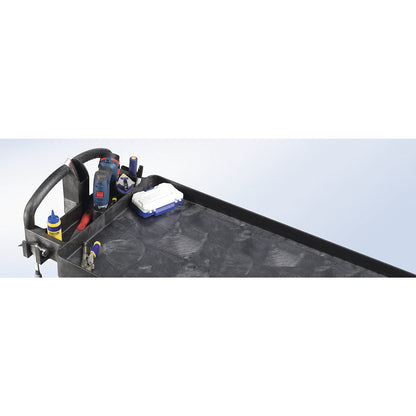 General purpose table trolley made of plastic, shelves with raised edges, LxWxH 1120 x 640 x 980 mm.