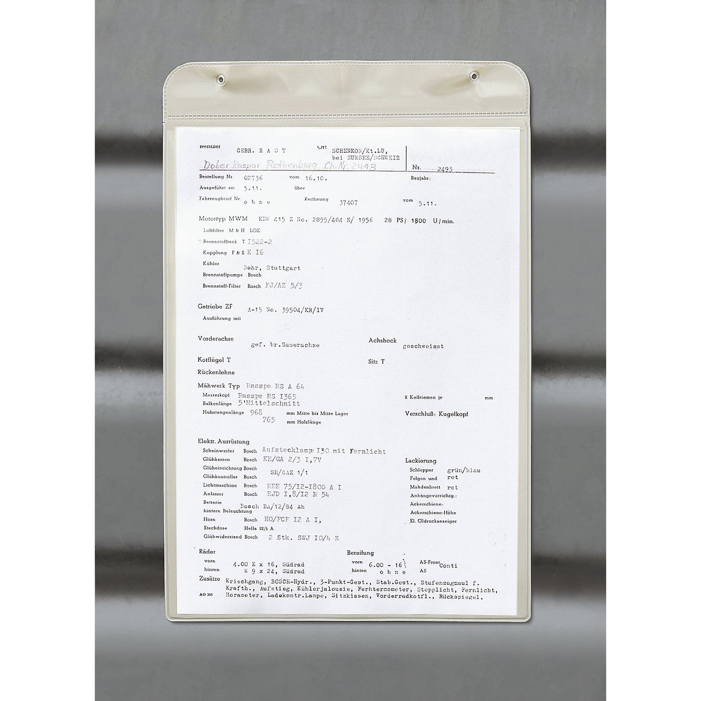 Document pouch, magnetic, with magnetic strips, for A5 paper format, HxW 260 x 155 mm, portrait, pack of 25.