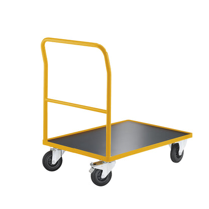 Professional platform truck, permanently welded push handle, shelves LxW 1040 x 690 mm.