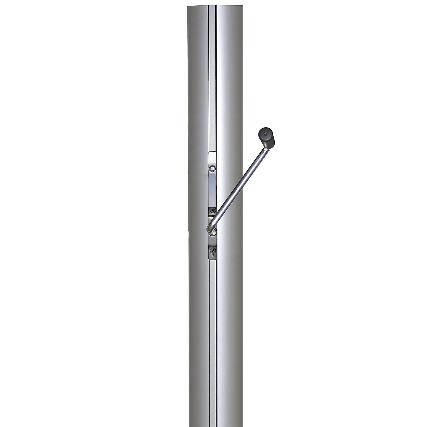 PRESTIGE aluminium flag pole, with extension arm, height above ground 9 m, Ø 100 mm.