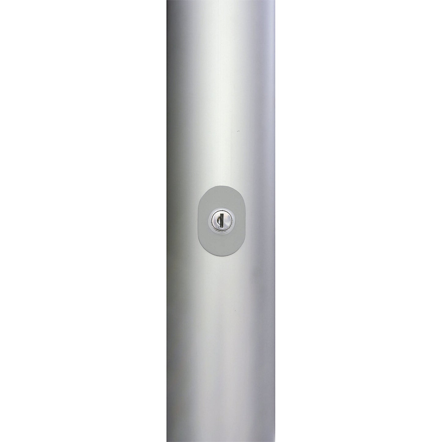 PIRAT aluminium flag pole, with extension arm, height above ground 7 m, Ø 75 mm.