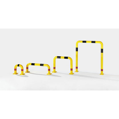 Crash protection bar, Ø 80 mm, made of polyurethane, HxW 350 x 1000 mm.